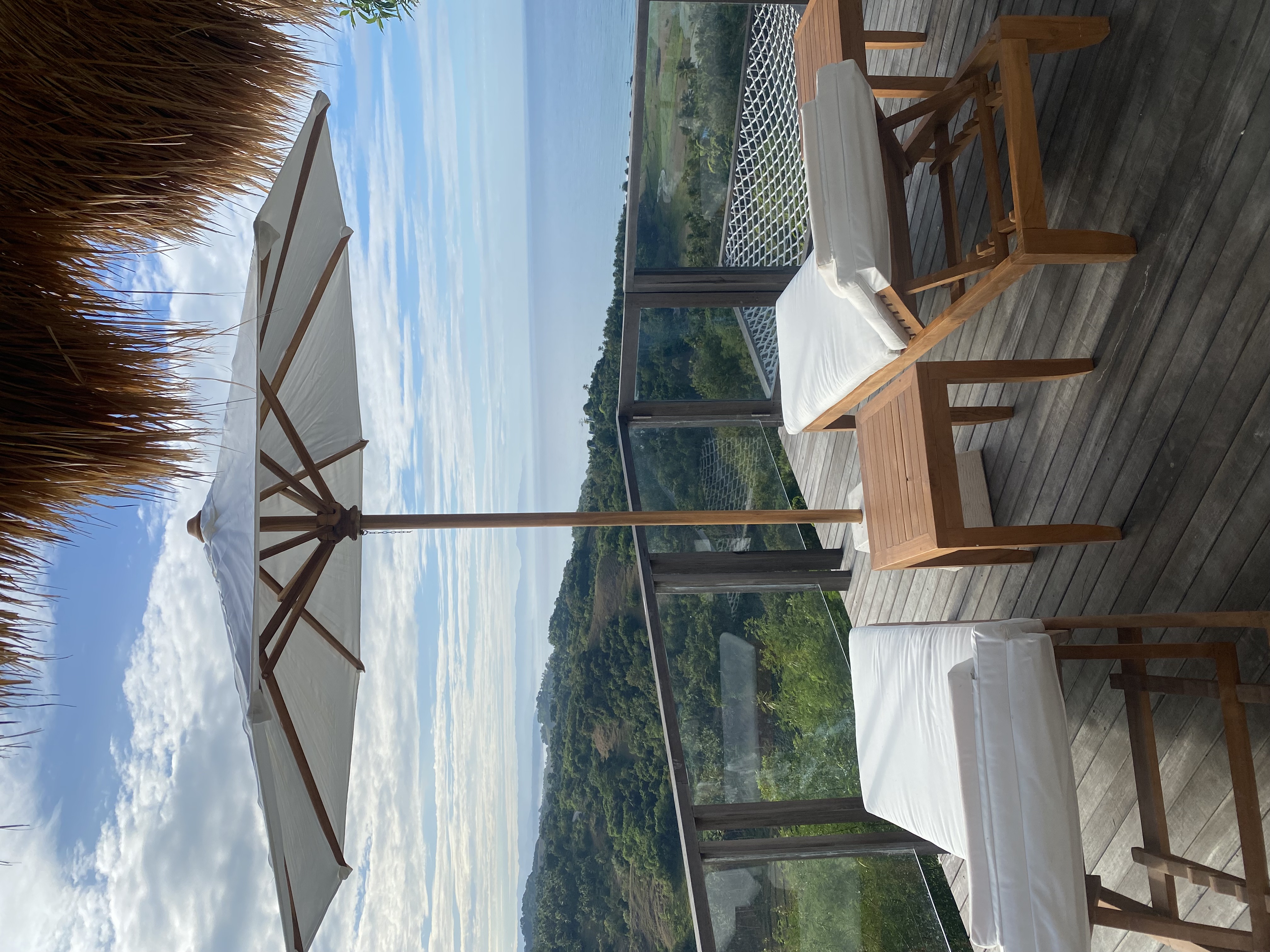 Balcony of the four-bedroom villa